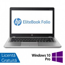 Laptop HP EliteBook Folio 9470M, Intel Core i5-3437U 1.90GHz, 8GB DDR3, 240GB SSD, 14 Inch, Webcam + Windows 10 Pro